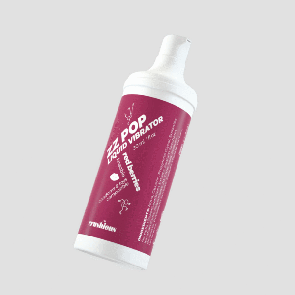 ZZ Pop - Kusbare Vloeibare Vibrator - Rode Bessen - 1 fl oz / 30 ml - Afbeelding 3