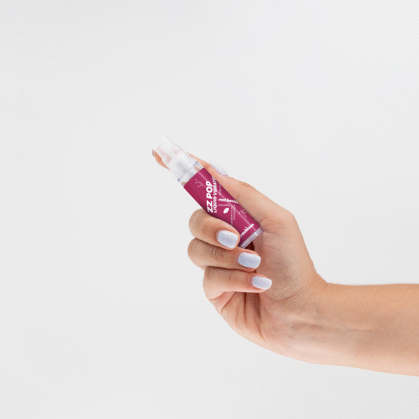 ZZ Pop - Kussbare Vloeibare Vibrator - Rode Bessen - 0,3 fl oz / 10 ml - Afbeelding 4