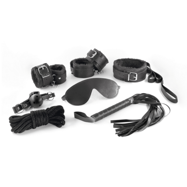 Dungeons and Maidens - 8-delige BDSM Kit - Zwart