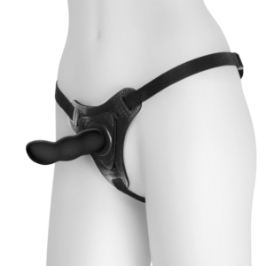 Snapper - Strap-on Harnas met Dildo - Zwart