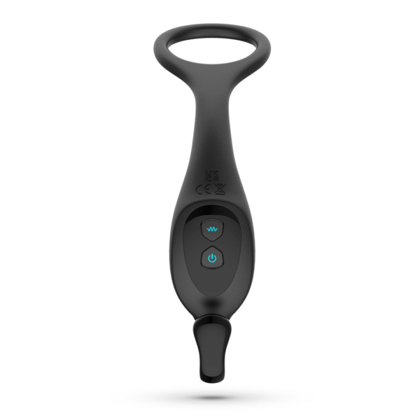 Magoo - Vibrerende en Duwende Prostaatmassager met Cockring en Afstandsbediening - Zwart - Afbeelding 5