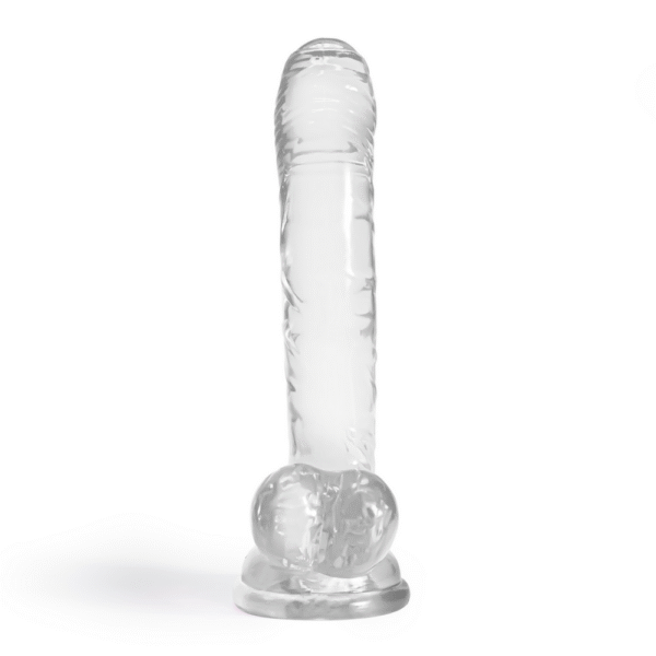 Hudini - Jelly Flexibele Anale Dildo - 6,9/ 17,5 cm - Doorzichtig - Afbeelding 3