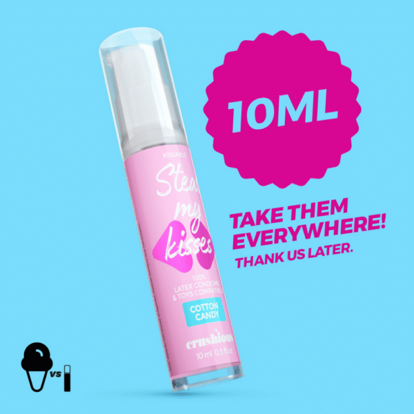 Steal My Kisses - Glijmiddel - Suikerspin Smaak - 0,3 fl oz / 10 ml - Afbeelding 4