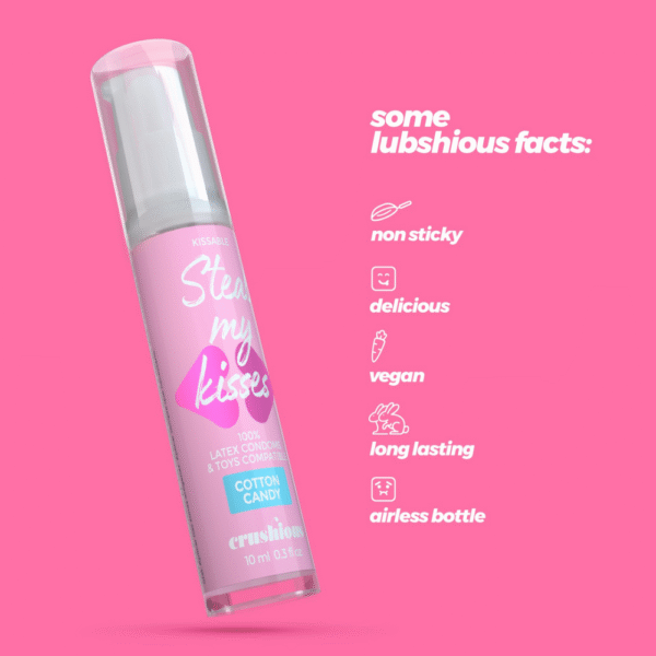 Steal My Kisses - Glijmiddel - Suikerspin Smaak - 0,3 fl oz / 10 ml - Afbeelding 5