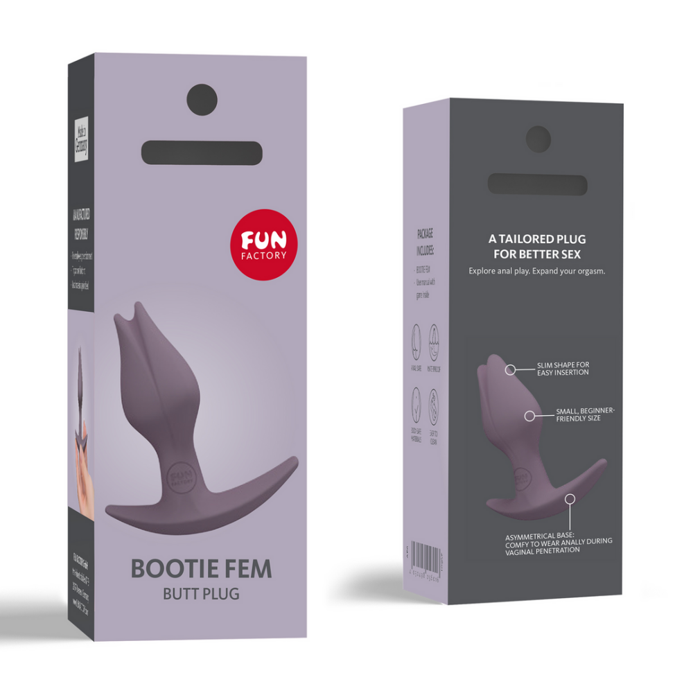 Bootie Fem - Butt Plug - Donker Taupe - Afbeelding 2