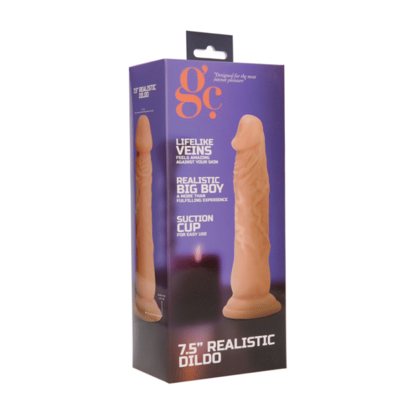 Realistische Dildo - 7.5 / 19 cm - Afbeelding 2