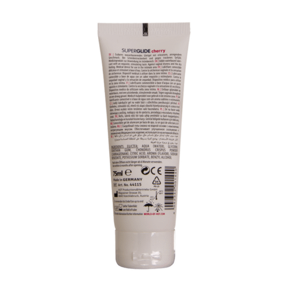 Superglide Eetbaar Waterbasis Glijmiddel - 3 fl oz / 75 ml - Afbeelding 2