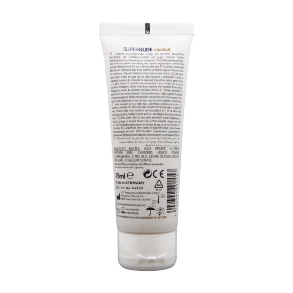 Superglide Eetbaar Waterbasis Glijmiddel - 3 fl oz / 75 ml - Afbeelding 2