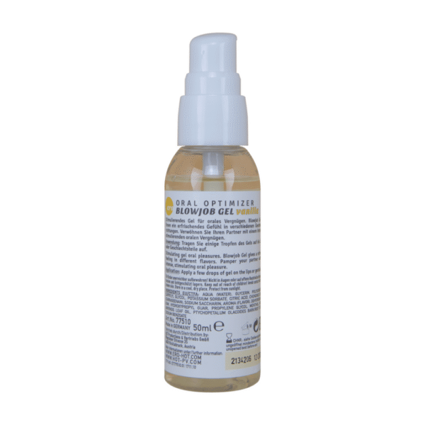 Oral Optimizer - Deepthroat Gel - Vanille - 2 fl oz / 50 ml - Afbeelding 3
