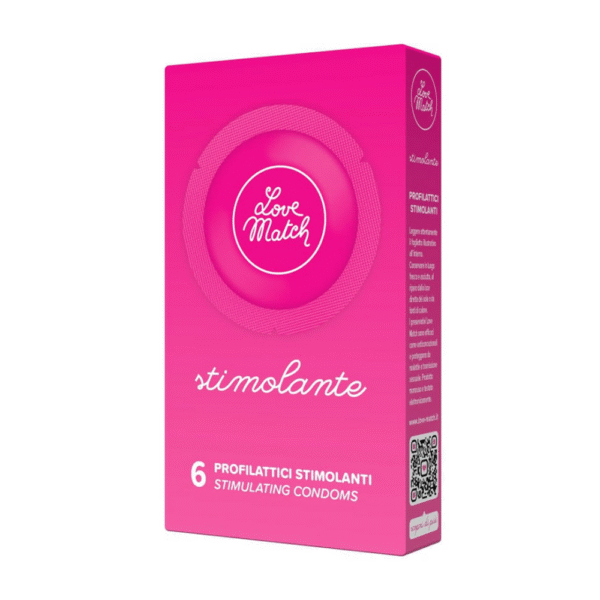 Stimolante - Ribs and Dots Condooms - 6 Stuks - Afbeelding 2
