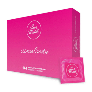 Stimolante - Ribs and Dots Condoms - 144 Stuks