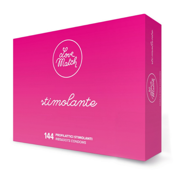 Stimolante - Ribs and Dots Condoms - 144 Stuks - Afbeelding 2