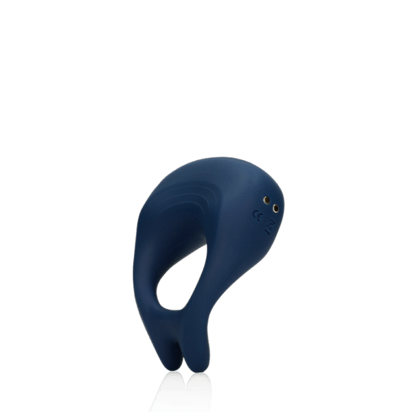 Puntige Vibrerende Cockring - Baltisch Blauw - Afbeelding 5