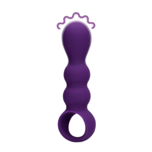 Druppelvormige Anaal Vibrator - Helder Paars