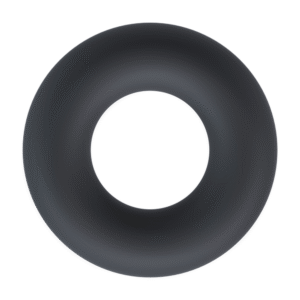 Vloeibare Siliconen Cockring - M - Zwart