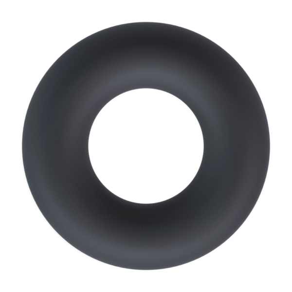 Vloeibare Siliconen Cockring - M - Zwart