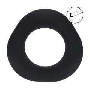 Ergo Liquid Silicone Cockring - Zwart