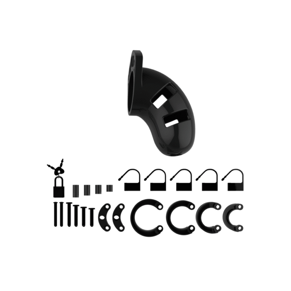 Model 01 Chastity Cock Cage - 3.5 / 9 cm - Afbeelding 3