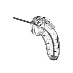 Model 16 Chastity Cock Cage met Urethrale Sounding - 4.5 / 11,5 cm