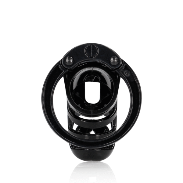 Model 25 - Chastity Cage - 3.5'' / 9 cm - Zwart - Afbeelding 5