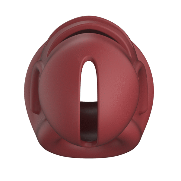 Model 28 - Ultra Soft Silicone Chastity Cage - Rood - Afbeelding 5