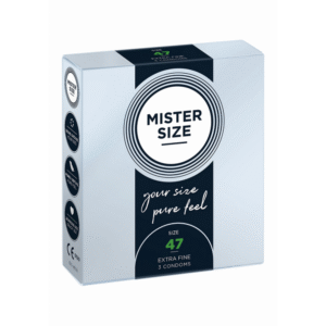 Pure Feel - Condoms 47 mm - 3 Pack