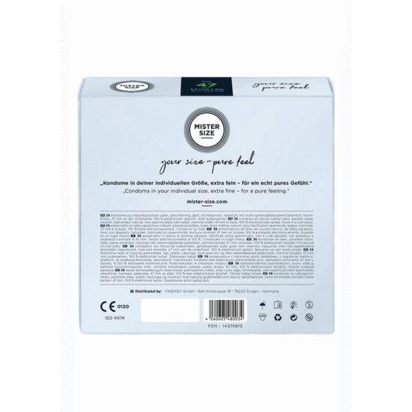 Pure Feel - Condoms 47 mm - 36 Verpakking - Afbeelding 2