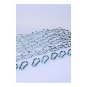 KIT 4 X 120 cm Grote Link Ketting + 8 Karabiners