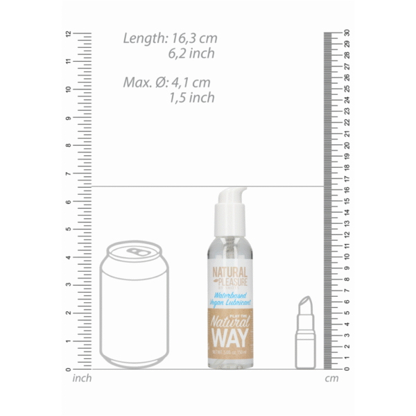 Vegan Waterbased Glijmiddel - 5 fl oz / 150 ml - Afbeelding 4
