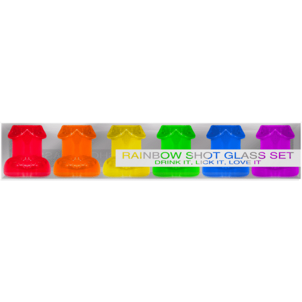 Regenboog Shotglas Set - Afbeelding 2