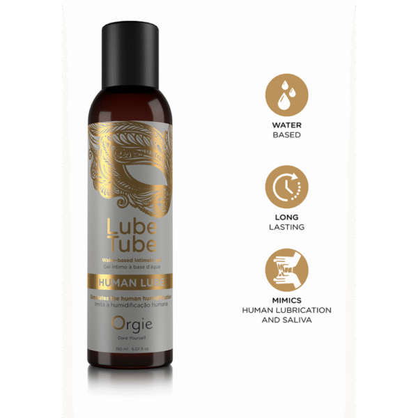 Human Lube - Waterbased Intiem Gel - 5.07 fl oz / 150 ml - Afbeelding 2