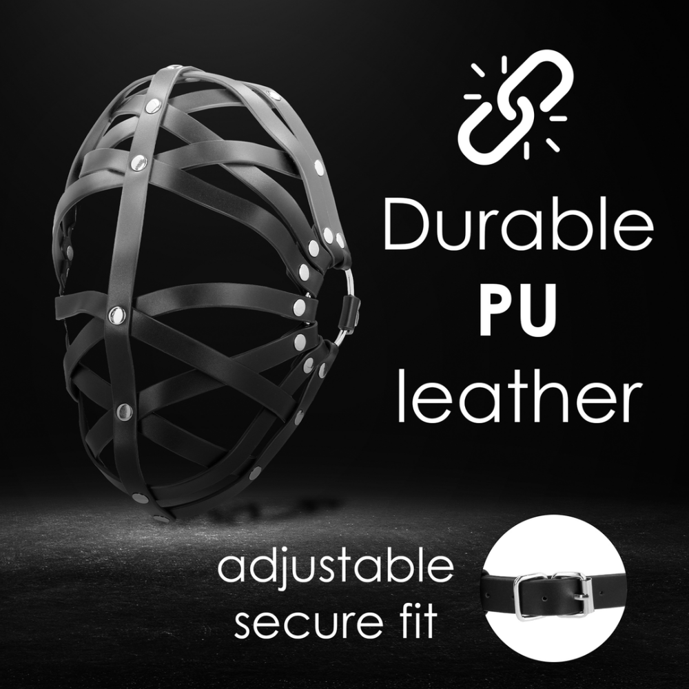 Cage Mask - Zwart - Afbeelding 2