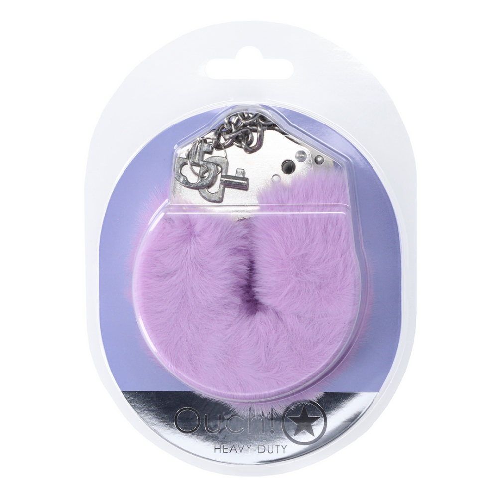 Zware Fluffy Handboeien - Lavendel - Afbeelding 2