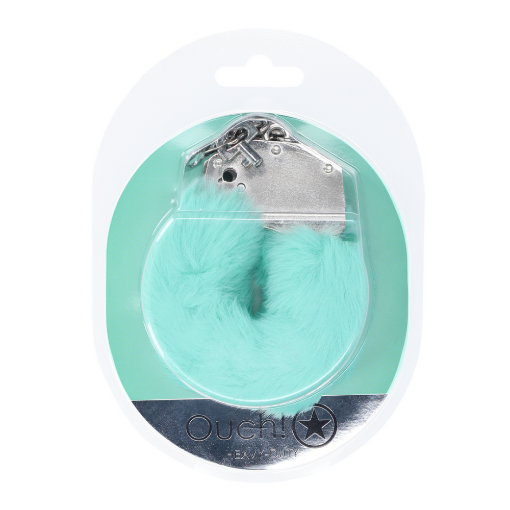 Zware Fluffy Handboeien - Poeder Groen - Afbeelding 2