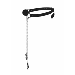 Ballgag met tepelklemmen