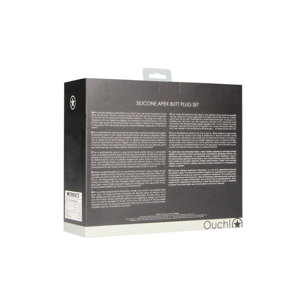 Apex - Butt Plug Set - Afbeelding 3