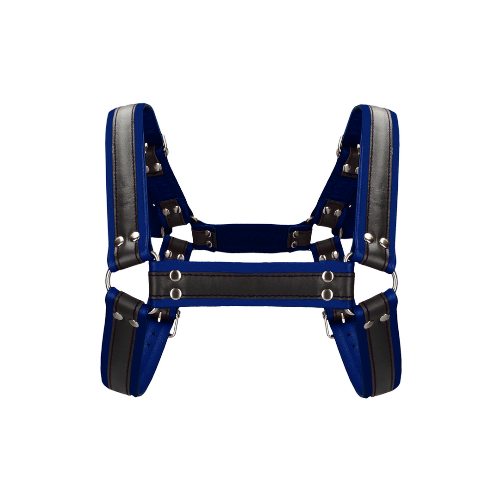 Leren Bulldog Harnas met Gespen - S/M - Afbeelding 4