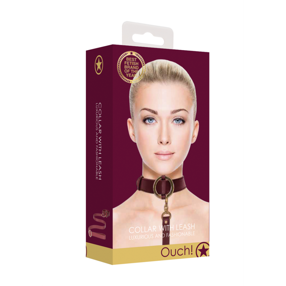 Luxe Halsband met Leash - Afbeelding 2