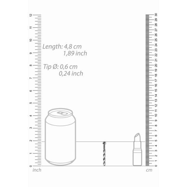 Ribbed Hollow Penis Plug - 0.2 / 6 mm - Afbeelding 3