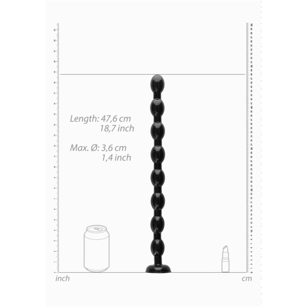 Ass Snake Beaded Dildo - 19 / 48 cm - Afbeelding 3