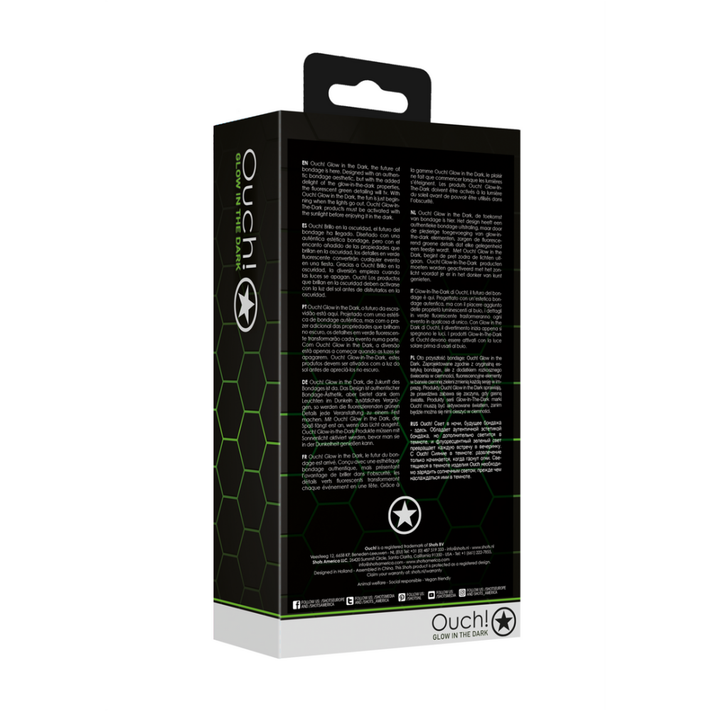 Buttplug met Cockring - Glow in the Dark - Afbeelding 3