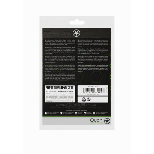 Cockring Set - Glow in the Dark - 3 Stuks - Afbeelding 3