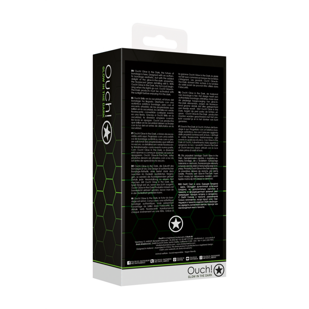 Lichaamsbedekkende Harnas - Glow in the Dark - S/M - Afbeelding 3