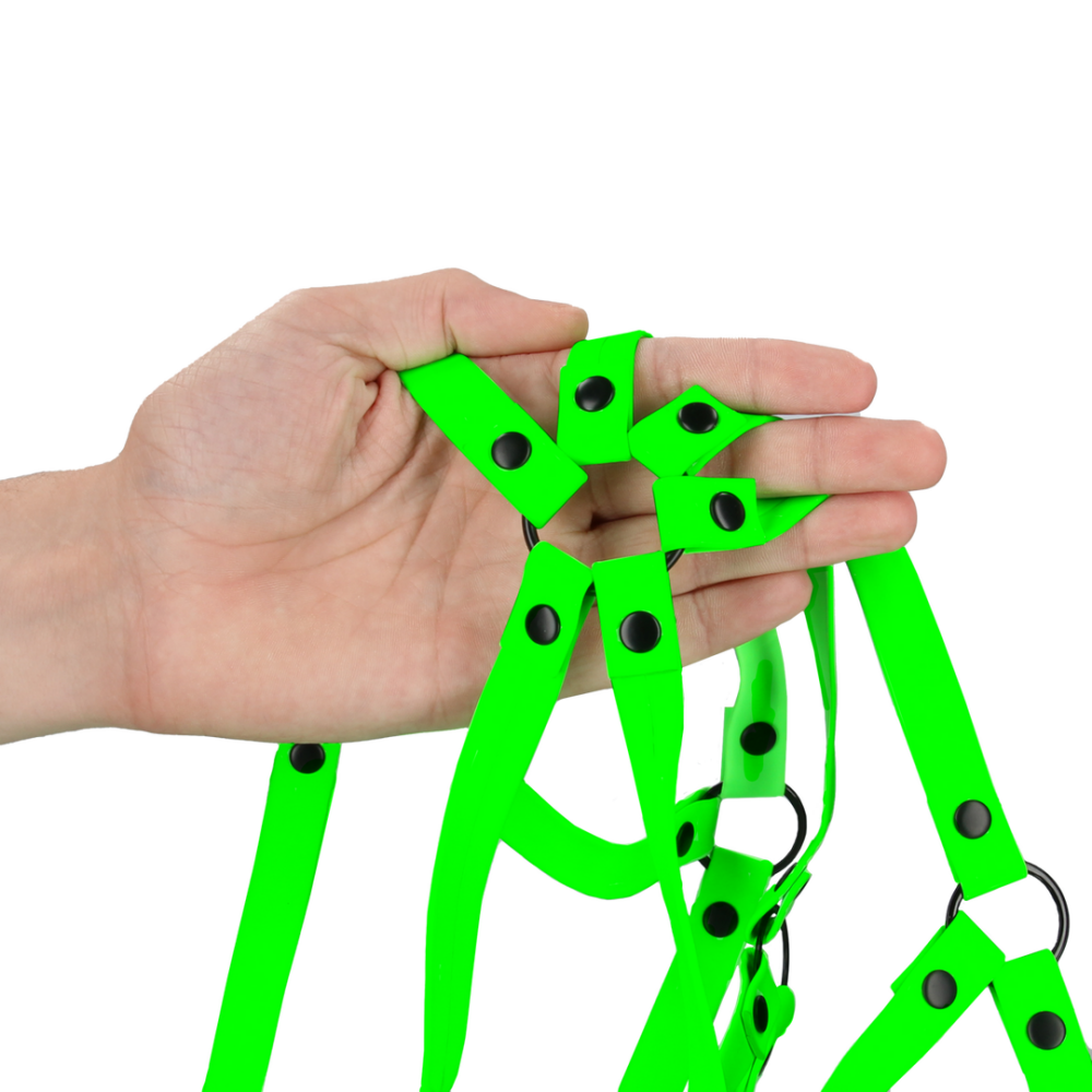 Lichaamsbedekkende Harnas - Glow in the Dark - S/M - Afbeelding 5