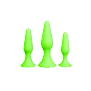 Butt Plug Set - Glow in the Dark