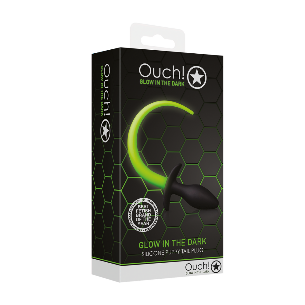 Puppy Tail Plug - Glim in het Donker - Afbeelding 2