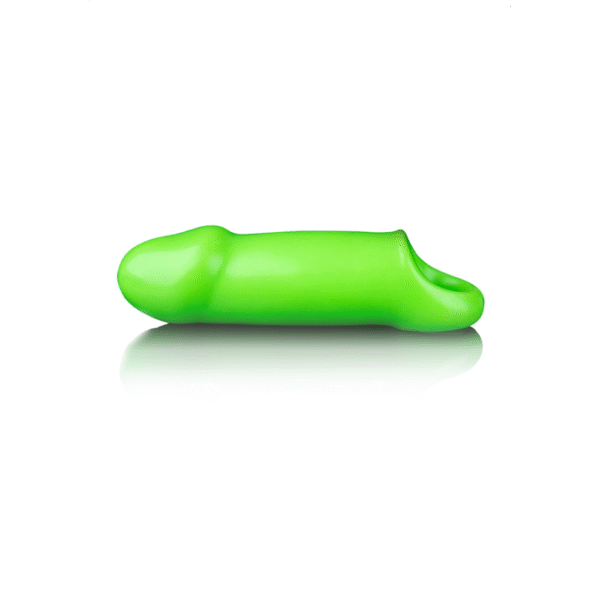 Gladde Dikke Rekbare Penis Huls - Glow in the Dark - Afbeelding 4