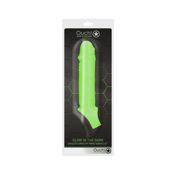 Zachte, Rekbare Penis Sheath - Glow in the Dark - Afbeelding 2