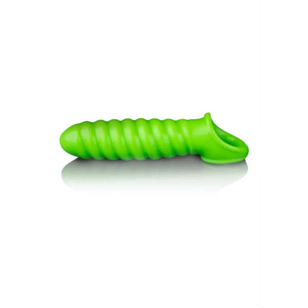Swirl Rekbare Penis Sheath - Glow in the Dark - Afbeelding 4