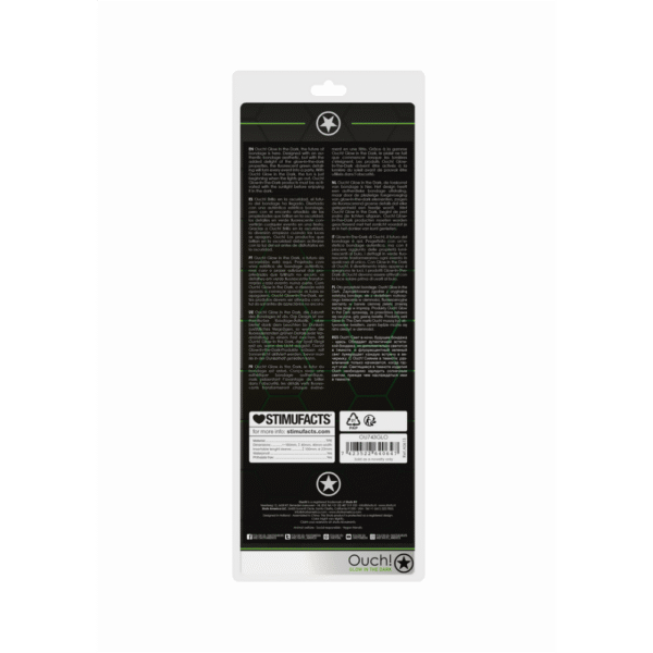 Swirl Dikke Rekbare Penis Sheath - Glow in the Dark - Afbeelding 3
